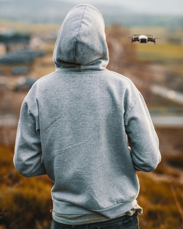 Hoodie oversize molleton gratté